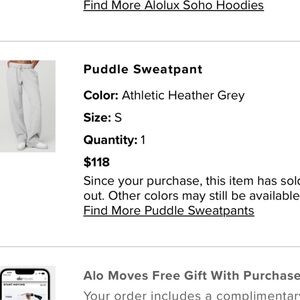 Alo Yoga Puddle Sweatpants